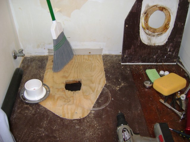 toilet hole